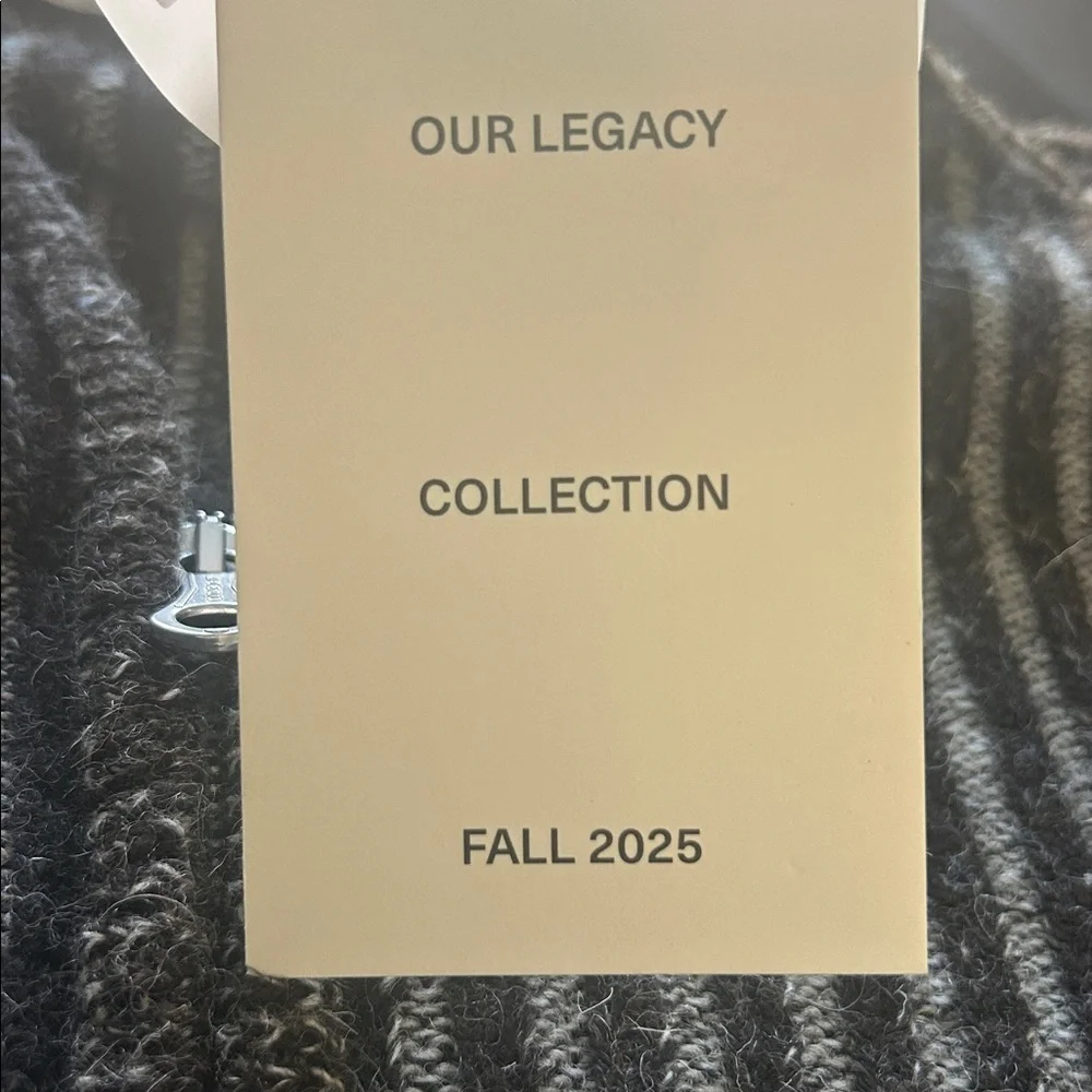 Our Legacy Brown Zip-Up Sweater NWT Fall 2025 - Picture 7 of 8